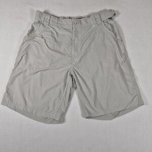 Simms Fishing Shorts Mens Size L Nylon Breathable Hiking Outdoors Flawed
